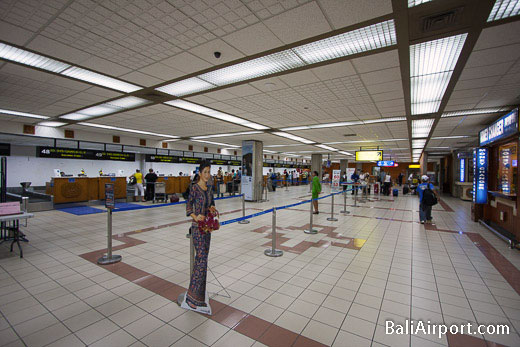 Bali Airport Check-in Counters