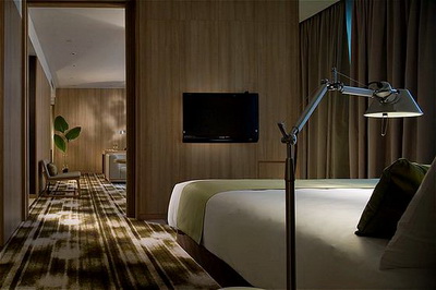 Hotel Room Interior Crowne Plaza Singapore